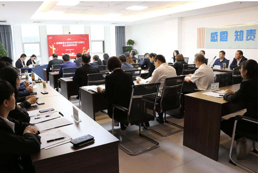 創(chuàng)新評價形式 強管理求實效——龍鋼集團公司召開2022年第三次職工民主監(jiān)督評價會
