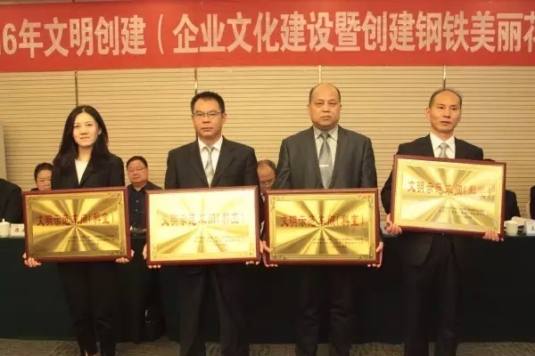 龍鋼集團召開2016年文明創(chuàng)建（企業(yè)文化建設暨鋼鐵美麗花創(chuàng)建）推進會