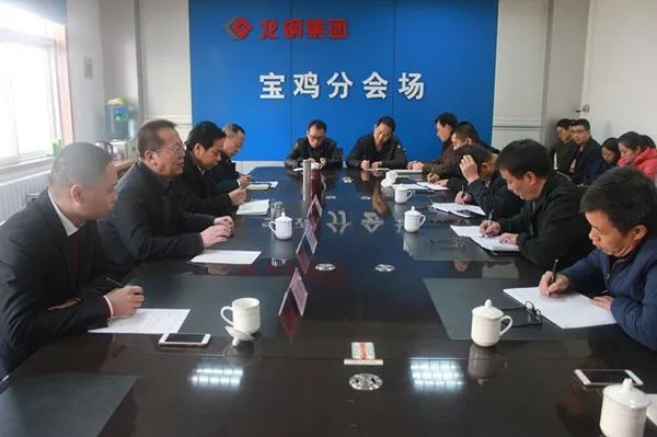 唐鑫、劉光明到寶軋公司慰問