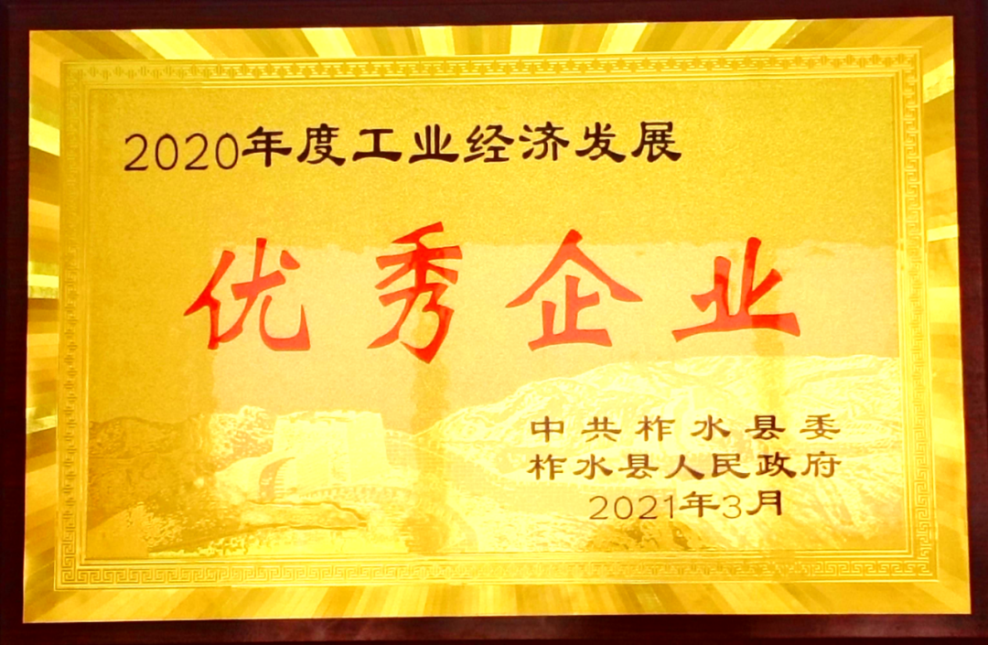 龍鋼集團(tuán)大西溝礦業(yè)公司榮獲“2020年度工業(yè)經(jīng)濟(jì)發(fā)展優(yōu)秀企業(yè)”榮譽稱號